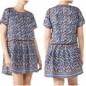 SEA NEW YORK Luella Abstract Mini Shift Dress in Blue 6